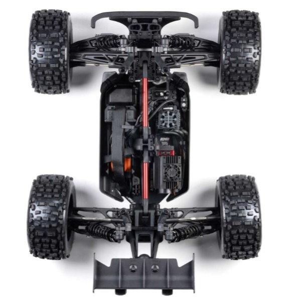 ARA8611V6T2 - 1/8 NOTORIOUS 6S 4X4 RTR Brushless Stunt Truck, Blue